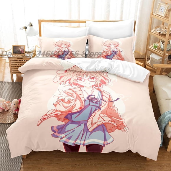 Kuriyama Mirai Bedding Set Bed Set Aldult Kid Bedroom Duvetcover Sets bed sheet set