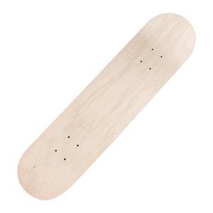 Ioensy - Tabla De Skate En Blanco, Cubierta De Madera Para Patines, Tablero De Pintura Artística Para Niños, 80Cm, Sin Ruedas