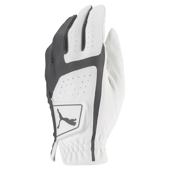Guante de golf PUMA Golf Flexlite para hombre, blanco brillante, mano izquierda grande