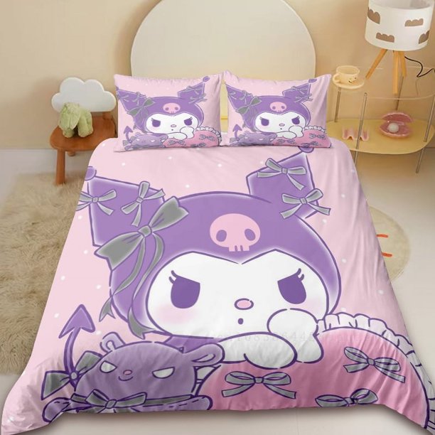 Duvet Cover Hello Kitty Cartoon Bedding Set Comforter Cover for Bedroom Decoration Children Birthday GiftsBed Sheets