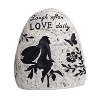 Magideal - Estatua De Jardín, Artesanía De Resina, Patrón De , Escultura De Hada Creativa, Única Y Resistente, Adorno Decorativo Para Regalos De Balcón, Césp Bien