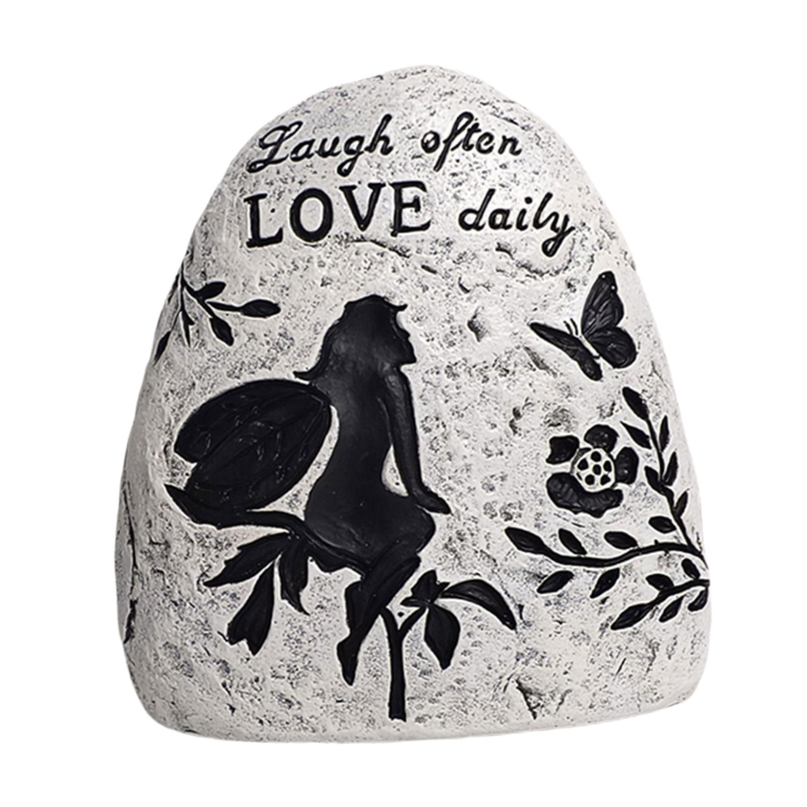 Magideal - Estatua De Jardín, Artesanía De Resina, Patrón De , Escultura De Hada Creativa, Única Y Resistente, Adorno Decorativo Para Regalos De Balcón, Césp Bien