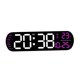 thumbnail image 1 of Reloj Despertador Digital Temperatura Fecha Semana Visualización Para Cabecera Dormitorio Oficina Rosa Rojo, 1 of 5