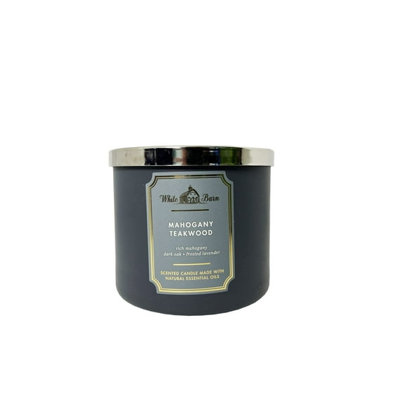 Vela Aromática White Barn Caoba Y Madera De Teca