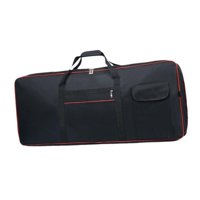 Magideal - Funda Para Teclado Electrónico De 61 Teclas Con 2 Bolsillos Protectores Transpirables Resistentes Al Polvo Correas De Hombro Ajustables Portátiles , 102X44X15Cm