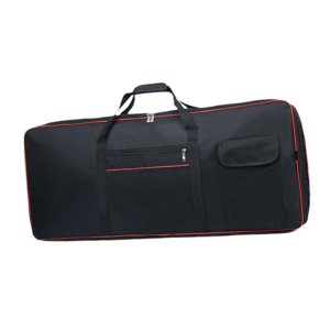 Magideal - Funda Para Teclado Electrónico De 61 Teclas Con 2 Bolsillos Protectores Transpirables Resistentes Al Polvo Correas De Hombro Ajustables Portátiles , 102X44X15Cm