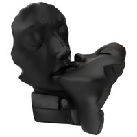 Bothyi - Amantes De La Escultura De Resina Estatua Abstracta Figuras Pareja Arte Hogar Negro