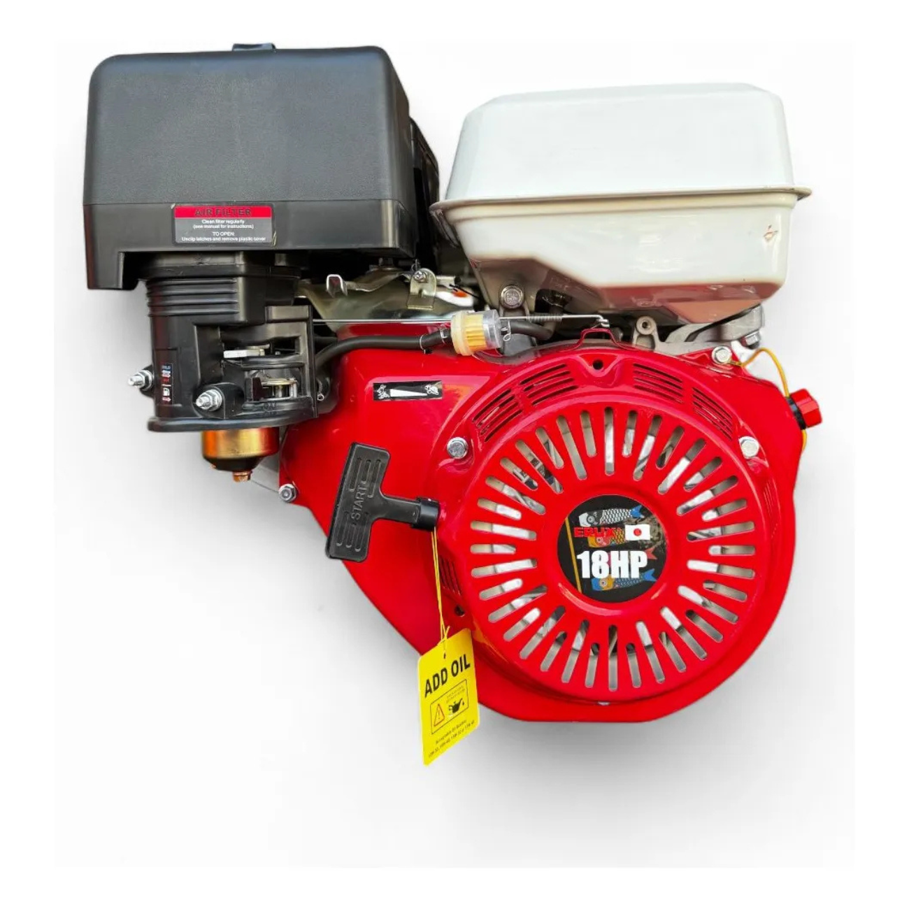 Motor Estacionario Bencinero 18Hp Partida Manual Erux