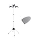 thumbnail image 2 of Soporte para Plancha de Vapor, Altura Ajustable, Negro, 2 of 4