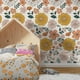 thumbnail image 1 of 1 Roll, Painted Multicolor Large Flowers, Thickened Moisture-proof Wall Stickers, Waterproof Self-adhesive Wallpaper, For Wall Decoration, 47.2x15.8inches, 1 of 2