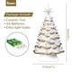 thumbnail image 2 of Árbol de cerámica iluminado por el sol, inalámbrico, iluminado por el sol, para decoración navideña, 2 of 8