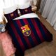 thumbnail image 2 of FC Barcelona Football Team Microfiber Quilt Set with Zippered Duvet Cover and Pillowcases), 2 of 3