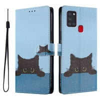 Foxdock Funda Tipo Cartera Para Samsung Galaxy A21S Con Soporte Y Correa – Diseño De Patrones Lindos