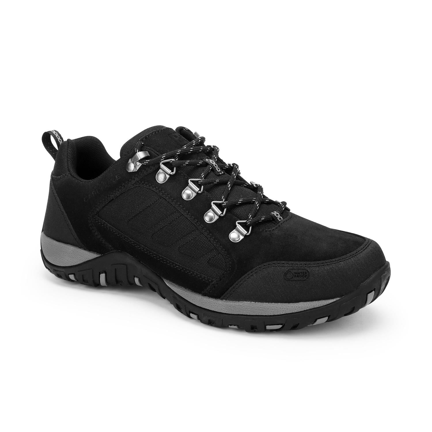 Zapatillas Waterproof Hombre De Cuero Y Textil Cliffrocken-0-01 Cardinale Negro 40