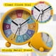 thumbnail image 4 of Reloj despertador infantil, despertador analógico sin tictac, reloj despertador de aprendizaje para niños, reloj despertador de cuarzo, reloj despertador infantil con alarma fuerte y luz nocturna, 4 of 7