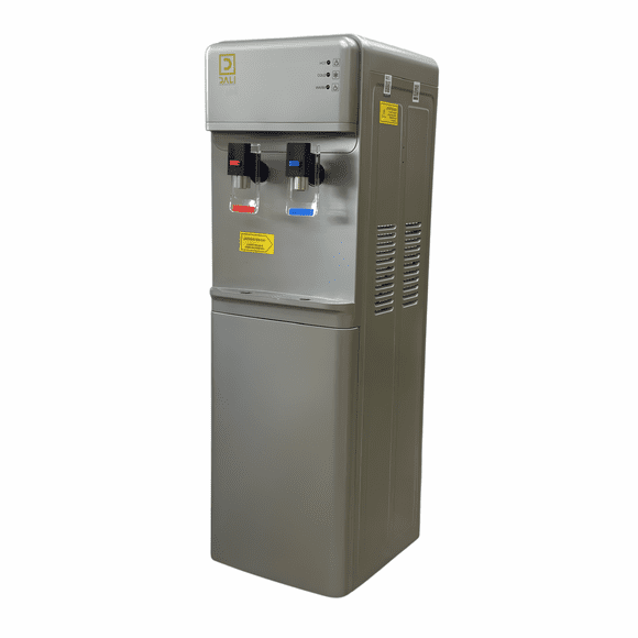 Dispensador de Agua Purificada Compresor Pedestal Mod. LB-07B Gris Acero