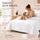 thumbnail image 4 of CozyLux Juego de Cama King California Blanco – 7 Piezas en Bolsa, 4 of 9