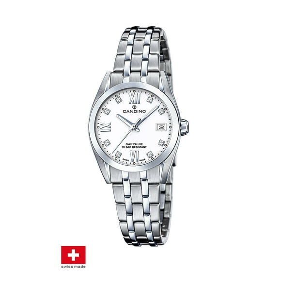 Reloj C4703/A Candino Swiss Blanco Hombre Couples Classic