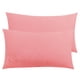 thumbnail image 1 of Juego estándar de 2 fundas de almohada de franela, funda de almohada de forro polar súper suave con cremallera para dormitorio, sofá, sillón, lujosa y acogedora., 1 of 6