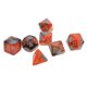 thumbnail image 1 of Dados De 7 Dados De Doble Color De 1,6 Cm Aptos Para Mazmorras Y Dragones DND RPG Suministros Naranja Plata, 1 of 3