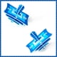 thumbnail image 5 of Set de Velas de Janucá Zion Judaica sin Goteo 45 Azul/Blanco, 5 of 7