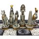 thumbnail image 4 of Set de Ajedrez HPL 41 cm Anubis Negro Plata Oro, 4 of 8