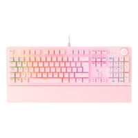 Fantech Gaming - Teclado Mecánico Rosado Fantech Mk853 Maxpower Español Sakura Edition Switch Red