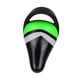 thumbnail image 1 of Sillín De Bicicleta Para Niños, Antideslizante, Para Exteriores, Color Negro Y Verde, 1 of 5