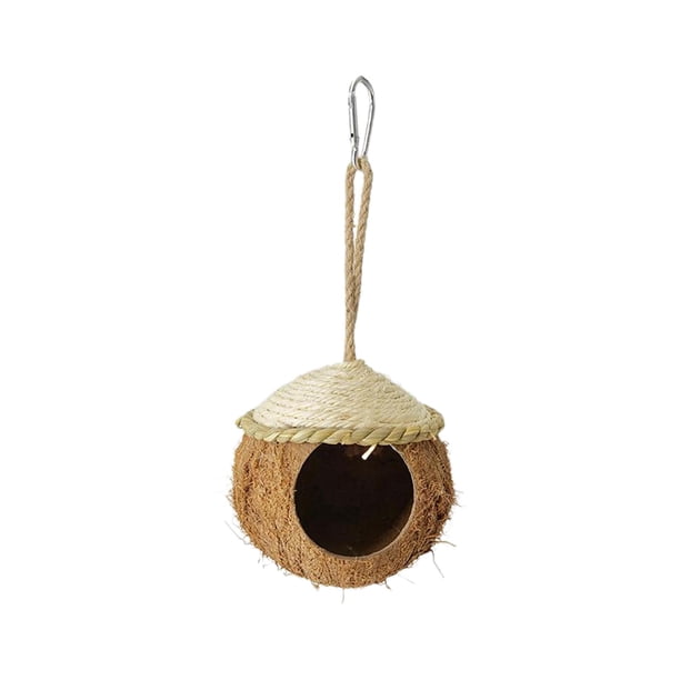 Accesorios Para Cabaña Nido De Pájaros, Casa Para Pájaros, Piel De Coco Para Jardín, árboles, Estilo B