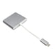 thumbnail image 1 of TIPO-C USB-C A + USB3.0 Adaptador Convertidor De Cable Adaptador Admite 4K Para PC, 1 of 5