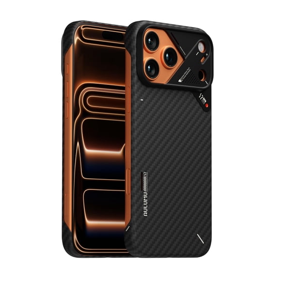 Funda de teléfono Aulumu A17 de fibra de aramida para iPhone 17 Pro Max