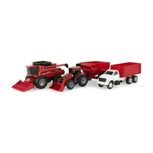 Set De Juguetes Ertl Case Ih Harvest Farm A Escala 1:64 Para Niños A Partir De 3 Años