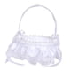 thumbnail image 5 of Cesta De Ni?a De Flores Blancas De Encaje De Dama De Honor Para Mesa De Ducha De Boda Estilo De Compromiso E, 5 of 5