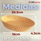thumbnail image 4 of Kit De 100 Unidades Forros Desechables Antiadherentes Papel Para Freidora De Aire, 4 of 8