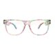thumbnail image 1 of Gafas bloqueadoras de luz azul OWL Floral Turquesa para niños, 1 of 8