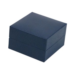 Ioensy - Caja De Regalo Para Un Solo Reloj Con Almohada De Espuma Suave Abs, Caja De Almacenamiento Compacta Y Portátil, Azul Oscuro