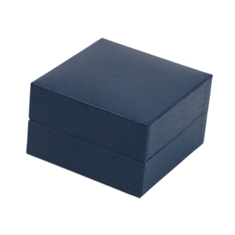 Ioensy - Caja De Regalo Para Un Solo Reloj Con Almohada De Espuma Suave Abs, Caja De Almacenamiento Compacta Y Portátil, Azul Oscuro