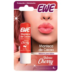 Ewe Balsamo Para Labios Intense Cherry 4G