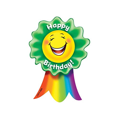 Cintas adhesivas Creative Teaching Press Happy Birthday, paquete de 36