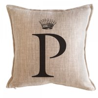 Tuyo Print - Cojín Letra Corona P 45X45