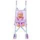 thumbnail image 1 of Muñeca Bebé 29cm Con Coche Plegable De Paseo - PS, 1 of 6