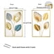 thumbnail image 4 of 3pcs Mounted Metal Wall Decor, Thick Minimalist Metal Wall Art, Modern Metal Leaf Wall Hanging, Suitable For Sofa Backdrop Bedroom And Living Room, Golden Classic Style, No Frame, 17.3x 11.8 Inches, 4 of 4