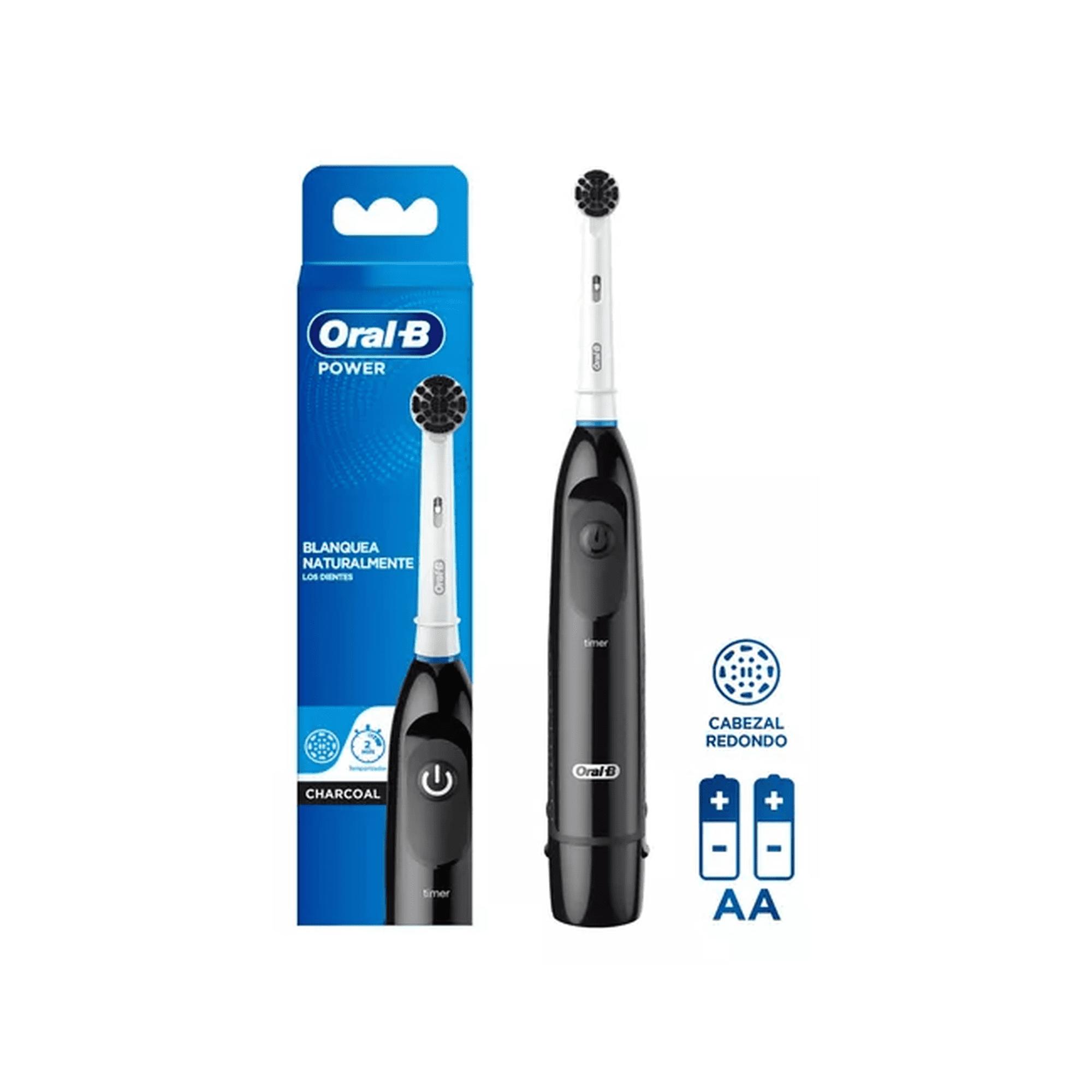 Genérico - Cepillo De Dientes Eléctrico Oral-b Pro-salud Power Charcoal