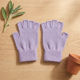 thumbnail image 1 of Guantes Sin Dedos De Lana Invierno Unisex Lila, 1 of 2