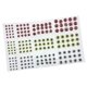 thumbnail image 1 of 183pcs Pesca Se?uelo Ojos 3D Ojos Holográficos Moscas Atar Plantillas Manualidades DIY Rojo Amarillo Plateado, 1 of 5