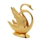 thumbnail image 4 of Figura De Cisne Dorado Servilletero De Metal Adorno De Mesa L 13,5x5x15,6cm, 4 of 5