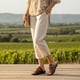 thumbnail image 2 of Sandalia New Walk Slip On Broche Café, 2 of 6