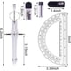 thumbnail image 2 of Unjoo Compass and Protractor Set, Professional Drawing Compass, 2 of 3