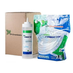 Vp Chemicals - Gel Conductor Incoloro Bolsa 2,5 Lts + Dispensador