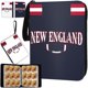 thumbnail image 1 of Carpeta de anillas para cartas de fútbol KivolFun New England 900 bolsillos, 1 of 6